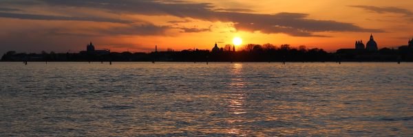 sunset, nature, venice, italia